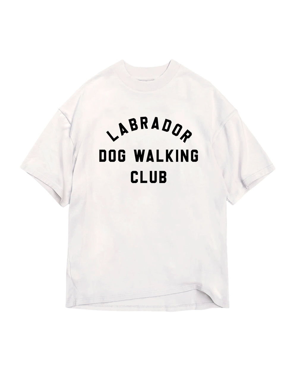 Unisex Labrador Walking Oversized T-Shirt