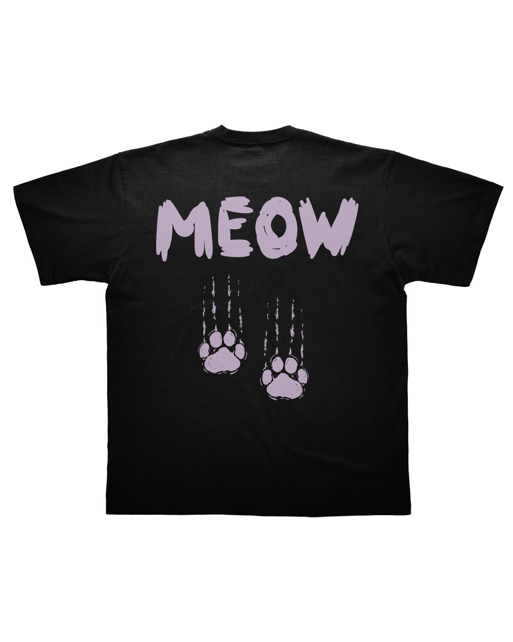 Unisex Meow Oversized Cat T-Shirt Mekobar