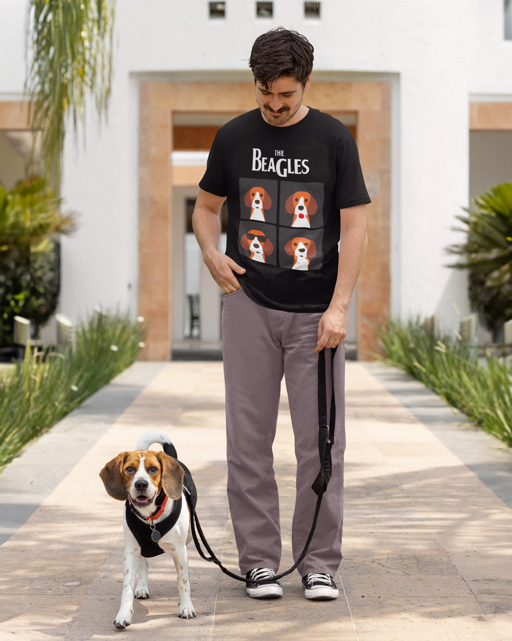 Unisex The Beagles Oversized Tee Mekobar