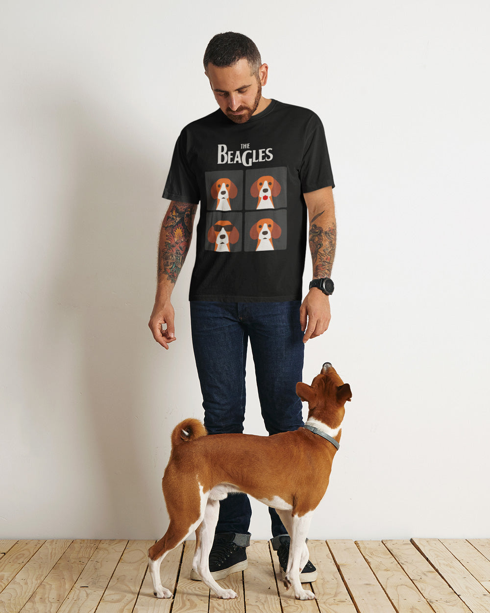 Unisex The Beagles Oversized T-Shirt