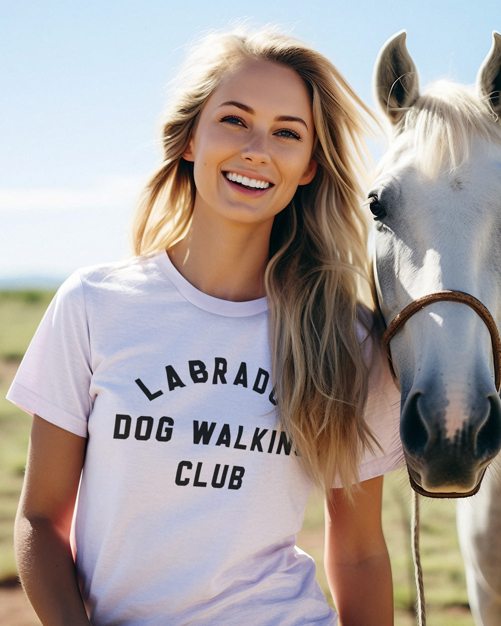 Unisex Labrador Walking Oversized T-Shirt